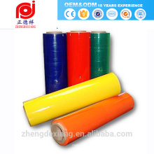 Nuevo rollo de laminado multicolor de lámina de uñas azul caliente película de poliéster reflectante mylar (pet) para impresión por inyección de tinta precios de envoltura neta